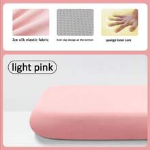 Ice Silk Elastic Fabric Seat Cushion 40*40cm, Breathable Thick Chair Pad For Office Long Sitting, Student Stool Mat, Multi-Purpose Prayer Cushion For Home Daily Use - Multicolor - View 7