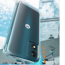 Kompatibel dengan Casing Ponsel Motorola Moto E13, Perlindungan Kamera Sudut yang Diperkuat, Casing Ponsel TPU Tipis Fleksibel Anti Benturan dan Peredam Guncangan Transparan - Clear - View 5