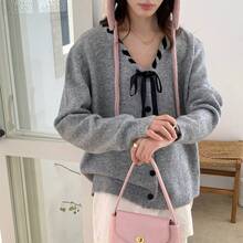 Women Sweaters - Gray - View 2