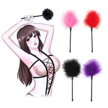 Flirty Feather Whip Adult Sexy Toy For Couples, Soft Whip, Adult Game Sexy Accessory, Sexy Tool, SM Supplies - 1PC - View 2