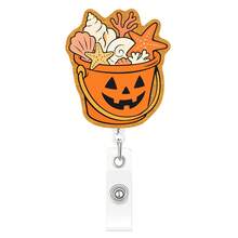 1pc Halloween Turtle Octopus Starfish Retractable Badge Reel Clip For Healthcare - Multicolor - View 7