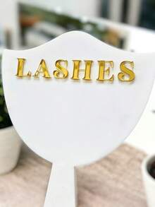 Personalized Eyelash Extension Mirror Props, Customized 3D Handheld Mirror Social Media Props, …Customized Eyelash Technician Props, Customized Eyebrow Technician Props, Customized Logo Mirror, Personalized Gifts, Aestheti - Multicolor - View 9