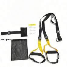 Home Fitness Suspension Training Strap P3 Suspension Resistance Band Training Set, Includes Resistance Bands (Door Anchor And Carrying Bag) - Heavy Duty Workout Straps And Adjustable Handle System, Suitable For Pull-Ups, Squats, Bench Press - Portable Manual Exercise System - A - View 11