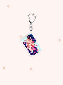 1/6pcs Alien Stage Acrylic Keychains, Perfect Gifts For Fans, Suitable For Bags And Keys, Cosplay Accessories, Car Keychains, Backpack Charms, Bag Pendants, Creative Derivative Gifts - Multicolor - View 11