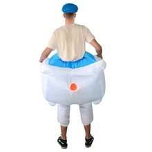 Halloween Christmas Party Bathtub Inflatable Costume, Unisex Inflatable Outfit, Personalized Holiday Dress Up Inflatable Costume, Blower Included, Battery Not Included - Bathtub - View 2