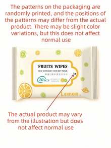 10/20/30Pcs Disposable Portable Wet Wipes, Suitable For Daily Cleaning, Outdoor Travel Accessories, Halloween And Christmas Gifts - Multicolor - View 8