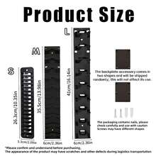 1pc Baseball Cap Storage Rack, No-Drill Adhesive Wall-Mounted Hat Holder Can Store 10 Hats, Multi-Layer Hat Display Organizer, Universal For Closet Doors, High-Adhesion Hat Hanging Rack, Black Dual Installation Options - View 9