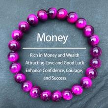 Set Of 9 1/1 Magic Crystal Bracelets, Symbolizing Peace, Wealth, Prosperity, Friendship, Good Luck, Love And Protection - Crystal Beads Bring Optimism, Positivity, Confidence And Courage, Elastic Bracelet Design, Perfect Gift For Men And Women, Especially Suitable For Christmas And Halloween Wear - Multicolor - View 10