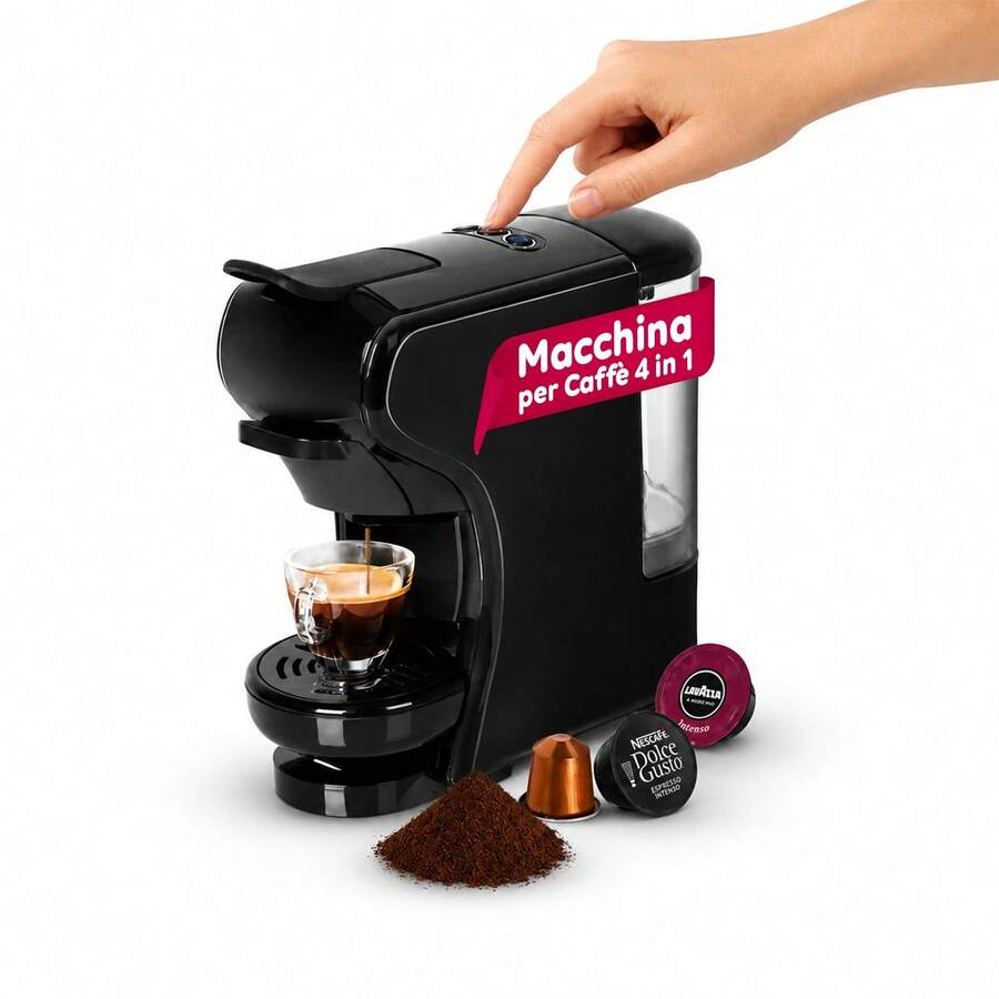 Avilia Capsule Coffee Machine - Italy Plug(220-240V) - View 1