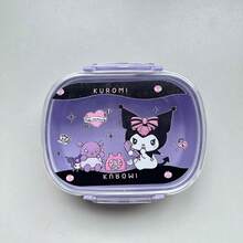 Kotak Bento Sanrio Kulomi yang Lucu, Kotak Bento Ringan untuk Camilan Buah dan Dim Sum, Kotak Makan Siang Ringan untuk Pelajar, Kotak Bento Kartun - MultiWarna - View 10