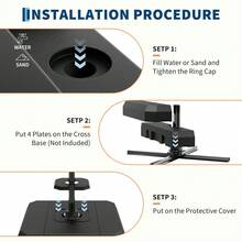 Umbrella Stands & Bases - Black - View 6