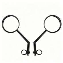 1 Pair Bicycle Rearview Mirrors, Suitable For Mountain/Road Bikes, 360° Adjustable Rotating Handlebar Mirror With Convex Wide-Angle Rearview Function, Suitable For Cycling And Biking - Multicolor - View 9