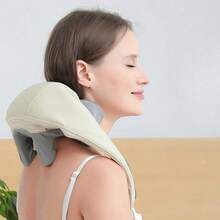 Dispositivo de Massagem Cervical e Ombros Leve e Portátil, Função de Aquecimento Confortável, Modos de Massagem Reguláveis para Escritório e Trajetos - Visão 2