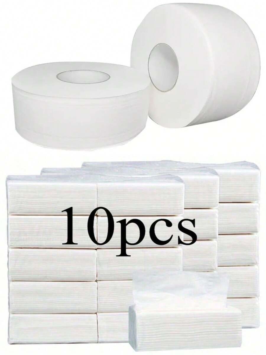 10PCS/14PCS/1PC Pack Facial Tissues, Value Pack For Hotel, Restaurant, Eatery, Commercial And Home Use - Multicolor - View 1