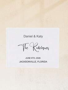 Custom Linen Wedding Guest Book, Personalized Linen Hardcover Photo Album, Photo Guest Book, Wedding Keepsake & Anniversary Commemorative Album - Multicolor - View 10