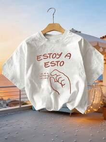 Coffee Lover'S Easy And Cute Printed Summer Women'S Casual Fashion Round Neck-Shirt - White - View 1