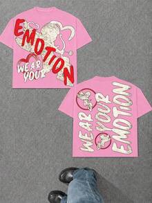 Women T-Shirts - 粉色 - 查看 1