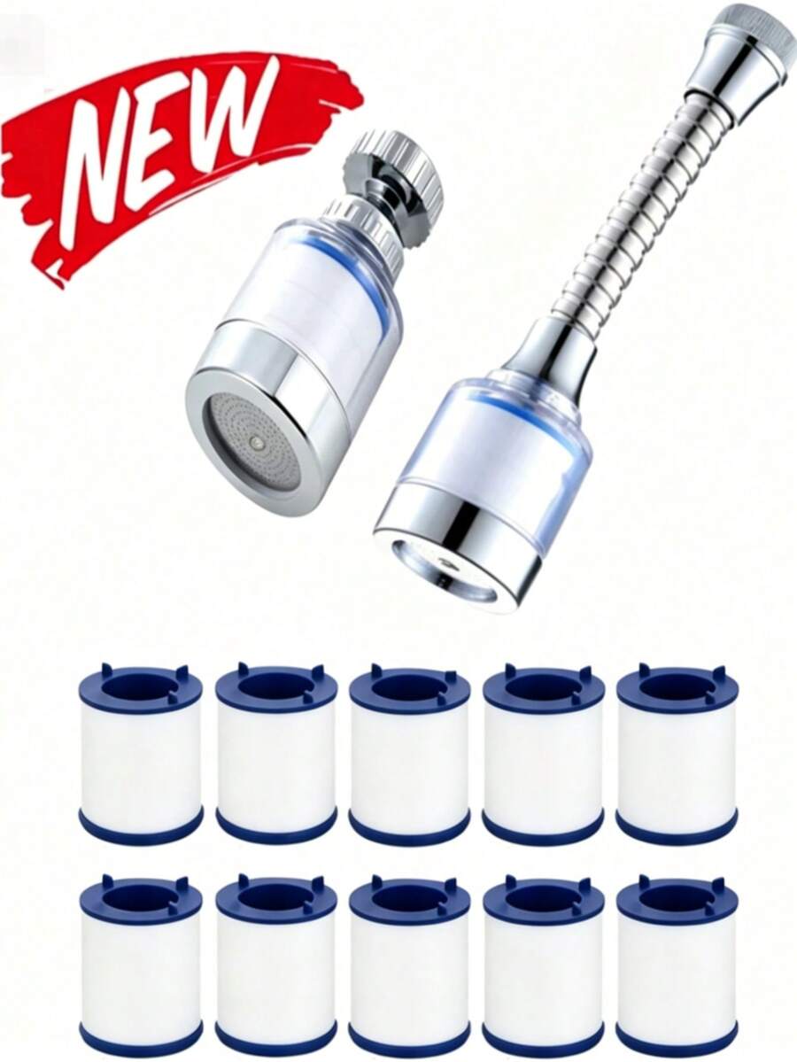10/20pcs Faucet Water Filter, Removes Chlorine And Heavy Metals, Shower Head And Bathtub Filter Purifier, Softens Hard Water