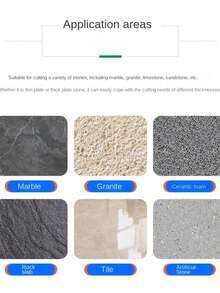Diamond Saw Blade, Mesh Wave, K-Wave, Ultra-Fine Wave, Cutting Blade Angle Grinder, Ceramic Non Collapsing Edge Cutting, Diamond Saw Blade, Suitable For: Ceramic Tiles/Marble/Slate/Ceramics/Vitrified Tiles/Microcrystalline Stone, Complete Model - A - View 8