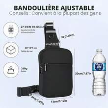 Bolsas de hombro - hombro izquierdo/derecho-negro - Ver 8