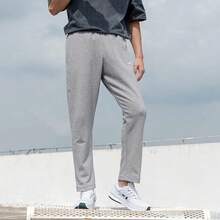 Nike Sportswear NSW CLUB PANT OH FT Men's Lightweight Breathable Knit Sweatpants Light Grey - Light Grey - View 3