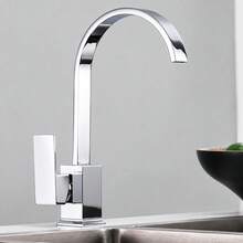 Kitchen Sink Mixer Tap Waterfall Monobloc 360° Swivel Single Lever - 30 X 17 cm - View 1
