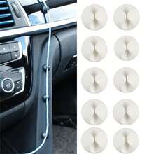 10pcs Car Dashboard Cable Organizer Clips Set - Simplify Charging And Audio - Multi-Functional Cable Management Clips, Create A Tidy Car Interior, Ensure Phone Charging - A - View 8