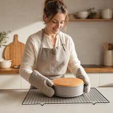 1pc Non-Stick Black Baking Cooling Rack, Iron Cake Bread Cooling Grid, Kitchen Baking Tool Accessory - View 5