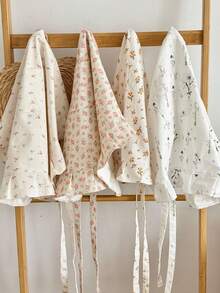 1pc Floral Waist Apron, Suitable For Flower Shop, Bakery, Home Kitchen, Workwear - Multicolor - View 5