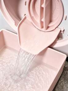 2pcs/Set Universal Washing Machine Drip Tray With Guide Plate, Front-Loading Washing Machine Drain Outlet Anti-Overflow Water Collection Tray, Leak-Proof Water Collection Box, Can Be Used For Washing Machine Drainage Storage, Effectively Prevent Laundry Room Floor Overflow, Suitable For Bathroom, Home, Travel, Bathroom Accessories, Bathroom Decor Accessories, Cleaning Supplies, Halloween, Christmas And Other Occasions, Bathroom Storage, Laundry Basket, Under Sink Storage Space, Kitchen Storage Organizer - Multicolor - View 8