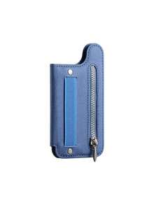 Casing Ponsel Lipat Multifungsi dengan Desain Dompet Resleting Portabel | Termasuk Tali Pergelangan Tangan, Dapat Menampung Banyak Kartu dan Fungsi Penyangga Meja, Tempat Kartu, Dompet Kecil, Slot Kartu Casing Ponsel, Dompet Ponsel, Penyangga Ponsel Perekat - MultiWarna - View 7