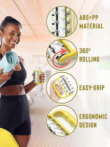 Cellulite Massager For Fascia Release Muscle Massage Roller Mini Trigger Point Deep Tissue Myofascial Release Tool Lymphatic Drainage Body Massager For Men And Women Leg Neck Foot Massager For Weight Loss Gym Exercise Equipment Massage Tools - Multicolor - View 9