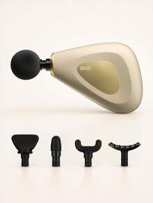 SKG FS300-3 Portable Deep Tissue Massage Gun, 3200 RPM Percussion Muscle Massager With 20 Kgf Force, 5 Heads, USB-C Rechargeable For Athletes, Home, Gym And Travel, Gift For Women And Men - View 2