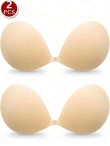1/2 Bra Olahraga Elastis Tanpa Tali Bahu, Bra Tak Terlihat, Cocok untuk Yoga dan Pakaian Malam Formal - MultiWarna - View 23