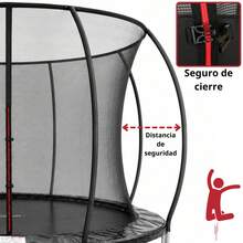 Joykoo Kids Trampolines - Black - View 5