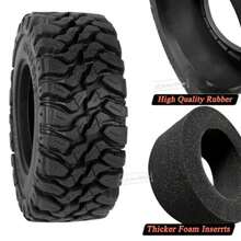 RcarmumbWow RC - Llantas Beadlock de 1.2 pulgadas, 62 x 24 mm, para 1/18 Trx4 m, 1/24 SCX24 FCX24 RC Crawler Car, neumáticos de goma suave pegajosa de 1.2 pulgadas, 4 unidades - Estilo B 4pcs - Ver 5