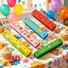 20pcs Harmonica, Lightweight Double Row 16-Hole Harmonica, Christmas Party Gift, Beginner Musical Instrument Toy, Random Color And Style Per Piece (Christmas/Halloween Style) - Multicolor - View 1