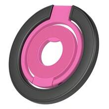 1PC Colorblock Magnetic Phone Ring Holder, Compatible With MagSafe, 360° Rotating Magnetic Phone Grip Stand, Double-Sided Magnetic Finger Ring With Kickstand, Compatible With Iphone Air 17, 16, 16e, 15, 14, 13, 12 Pro Max - Multicolor - View 15