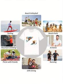 Men T-Shirts - 白色 - 查看 2