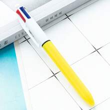 4pcs/Pack Multi-Color Ballpoint Pens 1.0mm, 4-In-1 Colorful Pens, Retractable Cute Nurse Pens, 1pc 4-Color, Suitable For School, Back To School, Students, Nurses, Whiteboard, Office Supplies, Random Color - A - View 7