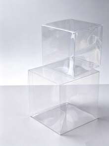50/10pcs Transparent Gift Boxes - Suitable For Party Favors, Wedding, Birthday Gifts, Decoration And Small Business Packaging, Event Supplies - Multiple Styles - View 6