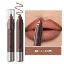 YOUNG VISION 1pc Matte Chocolate Scented Waterproof Lip Liner, Precise Lip Contour For Daily, Festivals, Parties, Stage Makeup - Multicolor - View 7