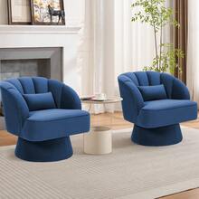 Kselythan Sofas & Couches - Navy Blue - View 2