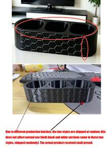 Estante de almacenamiento moderno para control remoto, organizador de control remoto de TV impreso en 3D, soporte para control remoto de 3 ranuras, adecuado para sala de estar, escritorio, mesa de café, soporte universal de almacenamiento para control remoto de TV inteligente, organizador de escritorio para oficina en casa, aplicable a escritorio y cajón - Multicolor - Ver 10