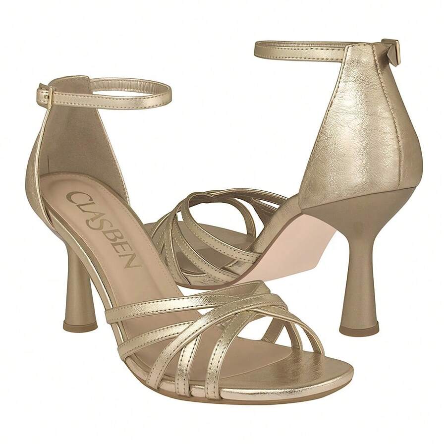 CLASBEN WOMEN'S ATHENA SANDALS GOLD - Gold - View 1