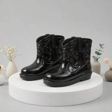 Bota Infantil Galocha Country Texana Menina - Preto - Visão 1