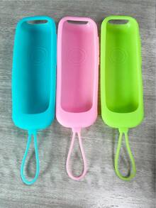 1pc Silicone Glow-In-The-Dark Remote Control Protective Cover Compatible With RC280TV Remote, Anti-Drop And Stain-Resistant Protective Sleeve - Pink - View 19