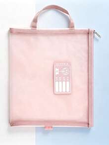 New Tote Bag, High Cost-Performance Minimalist Multi-Color File Holder, Tutoring Bag, Desktop Storage Textbook & Test Paper Folder, Unisex Office Storage Bag - Tote Bag - View 13