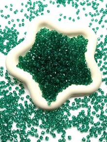 6mm Rhombus Pointed Crystal Glass Loose Beads For Jewelry DIY Making Spacer Beads - Multicolor - View 30
