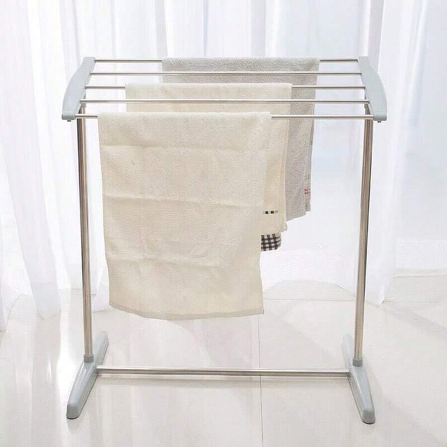62*36*70cm 式毛巾架,金屬與塑料多功能晾衣架,適用毛巾、襪子、小衣物 - A - 查看 1